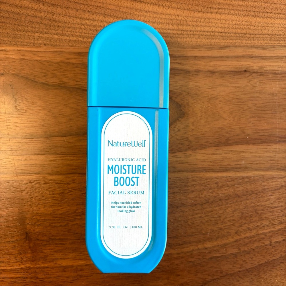NatureWell Hyaluronic Acid Moisture Boost Facial Serum 3.38 fl oz Hydrating